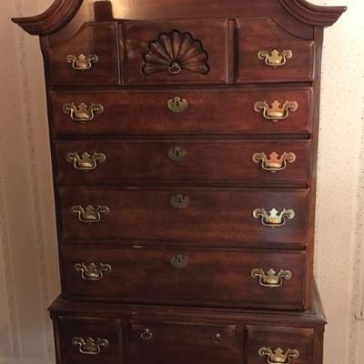 highboy chest of drawers $229
38 X 19 X 69