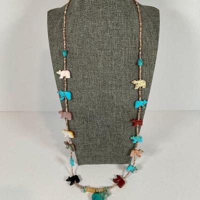 Zunni Sterling Turquoise Necklace