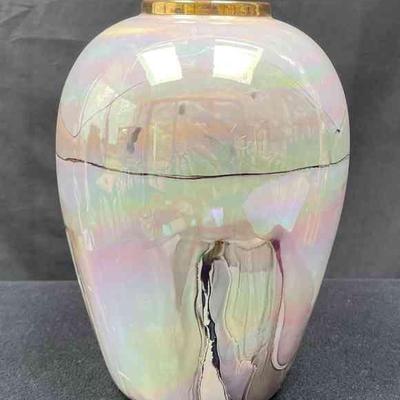 August Encalada Iridescent Glaze Vase