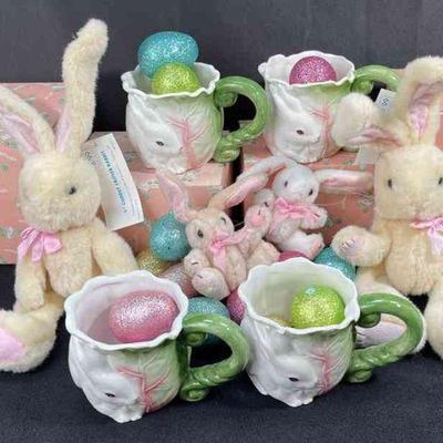 EASTER!! Bunnies * Mugs * Vintage Applause