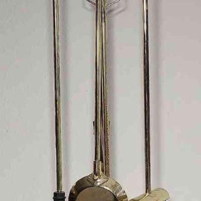 Duck Head Brass?? Fireplace Tools & Stand