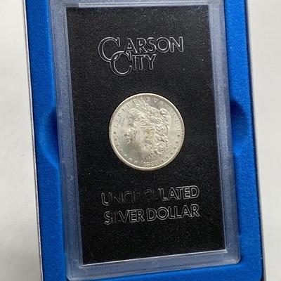 Uncirculated 1883 Carson City Silver Dollar