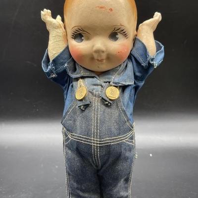 Vintage 1930's Buddy Lee Composition Doll