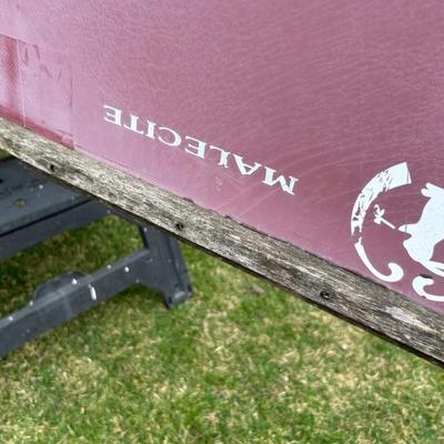 Vintage Malecite Canoe with Seat Inserts