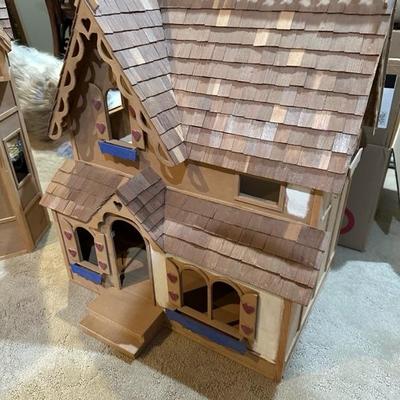 Wood Handmade Doll Houses (2)