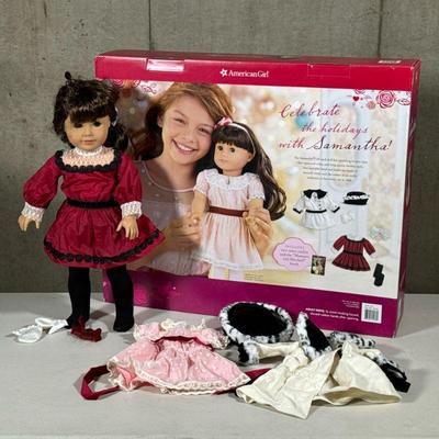 AMERICAN GIRL DOLL SAMANTHA | Original box and some accessories as pictured