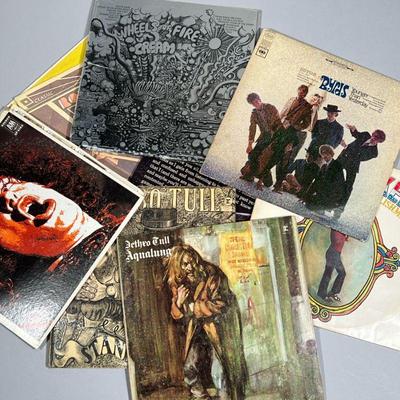 (10PC) CREAM, JOE COCKER, THE BYRDS, JETHRO TULL, THE ANIMALS & ROD STEWART VINYL | Includes: Wheels of Fire ATCO SD 2-700; Mad Dogs &...