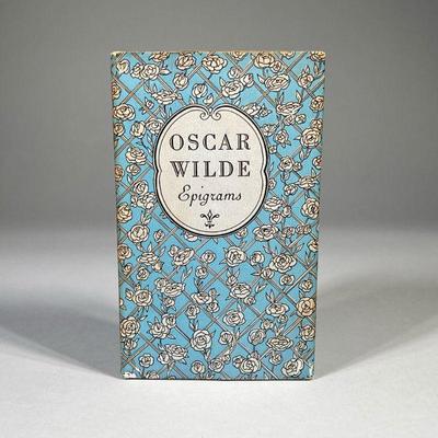 OSCAR WILDE EPIGRAMS | The Peter Pauper Press, illustrated by Fritz Kredel, with original dustjacket