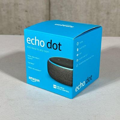 NEW IN BOX AMAZON ECHO DOT | Brand new, box still has plastic seal