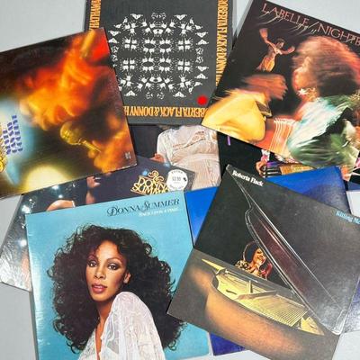 (11PC) DONNA SUMMER, ROBERTA FLACK, NATALIE COLE, CLEO LAINE, LABELLE AND GLORIA GAYNOR VINYL | Includes: Once Upon A Time NBLP7078; Love...
