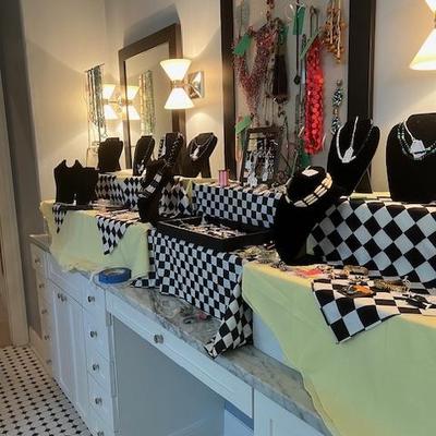 A jewelry "store" inside the house!