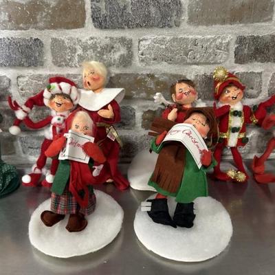 Annalee Dolls Folk Art Holiday Figurines