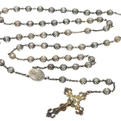 Sterling Silver Rosary