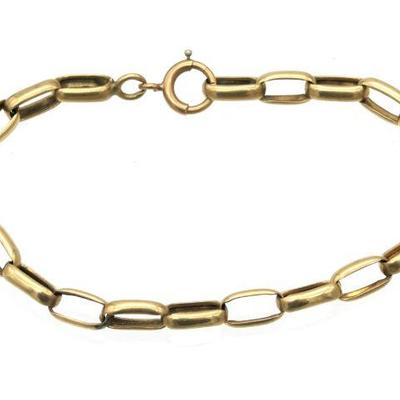 14k Gold Cable Bracelet