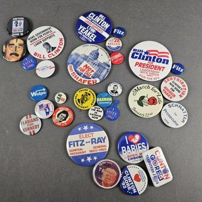 Lot 14 | Vintage & Contemporary Political Buttons & More!