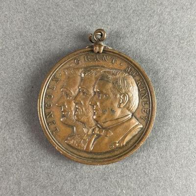 Lot 38 | 1900 National Republican Convention Medal. Wilson, Grant, McKinley dated June 12th 1900