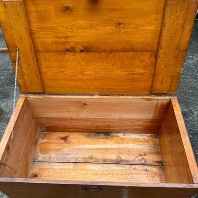 Vintage wooden chest