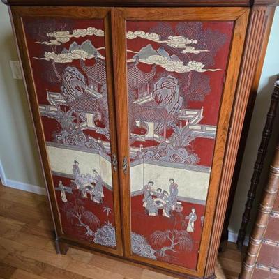 Chinese bar cabinet