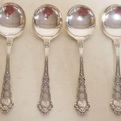 1230	6 STERLING SILVER SPOONS, 9.8 TOZ
