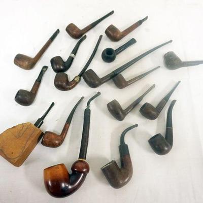 1261	COLLECTION OF VINTAGE TABACCO PIPES
