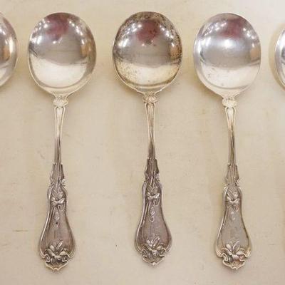 1209	5 STERLING SILVER SPOONS, LANIEL LOW & CO., 6.5 TOZ
