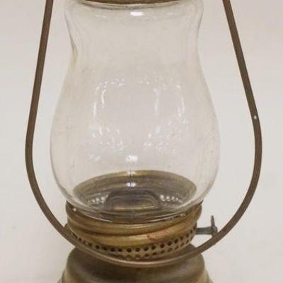 1202	ANTIQUE BRASS SKATERS LANTERN, APPROXIMATELY 7 1/2 IN H
