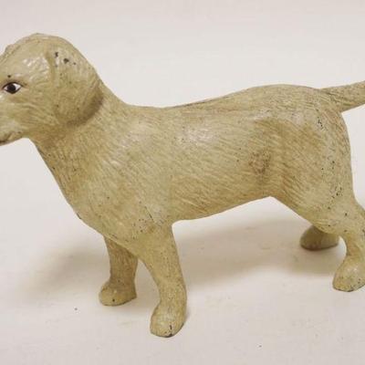 1026	CAST IRON DOG STILL BANK, APPROXIMATELY 5 IN HIGH
