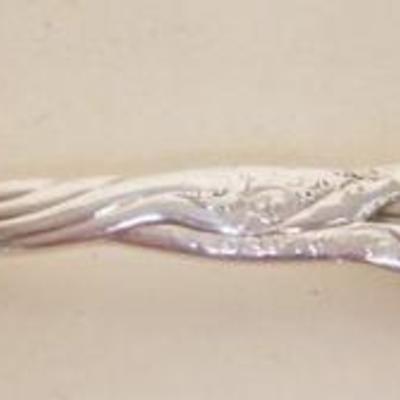 1222	STERLING SILVER WATTLES & SHEAFER SPOON WITH GOLD WASH INTERIOR, 2.6 TOZ
