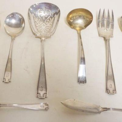 1228	STERLING SILVER FLATWARE AND SERVING PIECES, 12. TOZ
