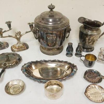 1243	ASSORTED SILVER PLATE ITEMS
