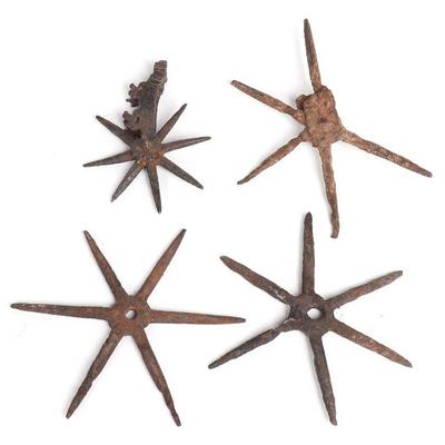 Assorted lot of Early Spiked Spurs, 16th c.