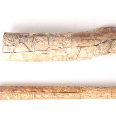 Chavin Bone Incised Implements, 1968 Provenance