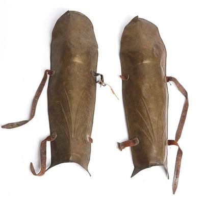Brass Theatre Greaves for the Gladius, Victorian