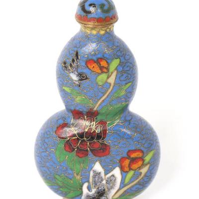 Lovely Chinese Cloisonne Snuff Bottle