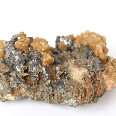 Chalcopyrite, Siderite, Sphalerite