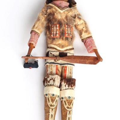 Rare Antique Greenland Eskimo Doll