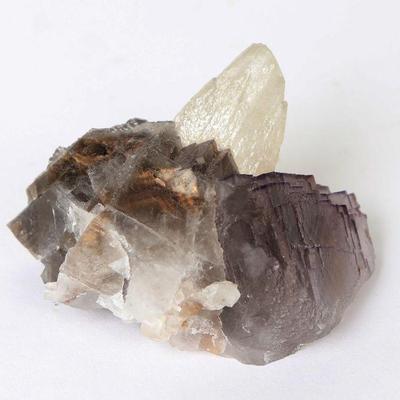 Wonderful Natural Fluorite with Calcite, Balochistan