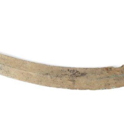 African Bronze Curved Sword, 10th-16th c.