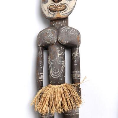 Large Papua New Guinea Standing Male Figure