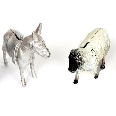 Farm Animal Still Bank Set of Four