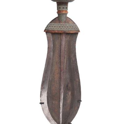 Kuba Slavers Knife, Late 19th-Early 20th C.