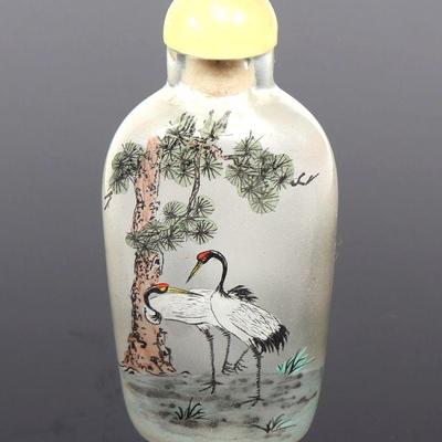 Chinese Reverse Painted Snuff Bottle