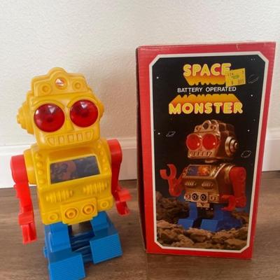 Battery Operated Space Monster with Box
