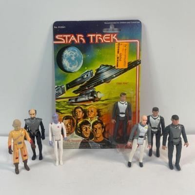 (7) Mego Star Trek Figures