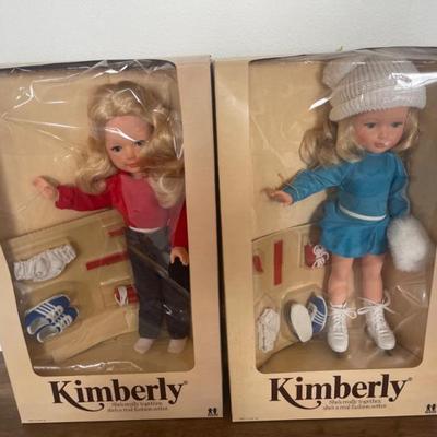 (2) Tomy Kimberly Dolls - Ice Skater & Hang Ten Jeans - New/Unopened