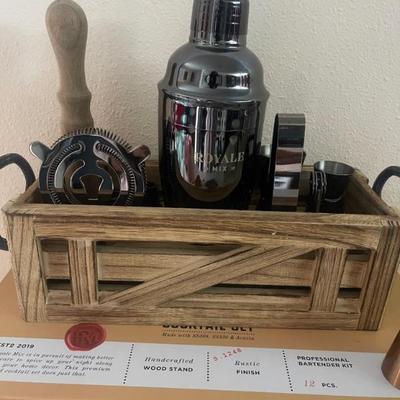 Royal cocktail set (new in box)