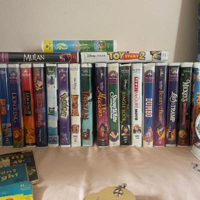 Disney VHS lot