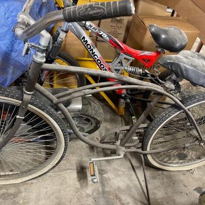 Schwinn and mongoose bikes 