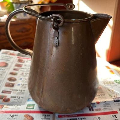 Copper watering can 