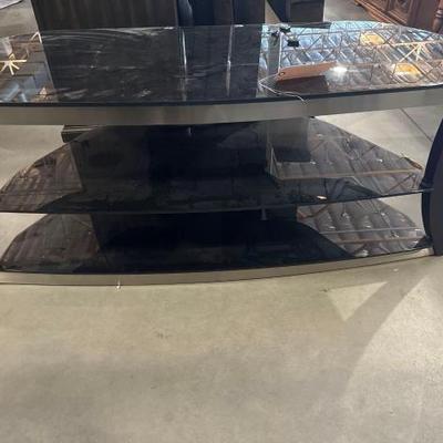 #5080 â€¢ glass top tv table
